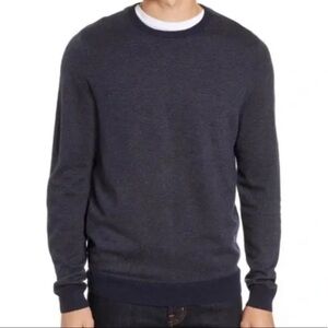 NORDSTROM Bird's Eye Crewneck Sweater